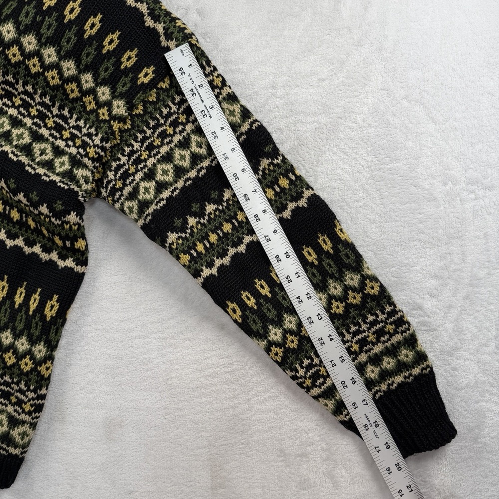 Rogaland Ullvarelag Stavanger Norway Handmade 100% Virgin Wool Cardigan Womans M - Picture 11 of 11